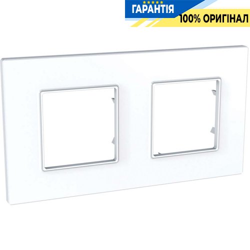 Рамка 2-я Unica Schneider Electric MGU2.704.18, «Quadro» цвет белый