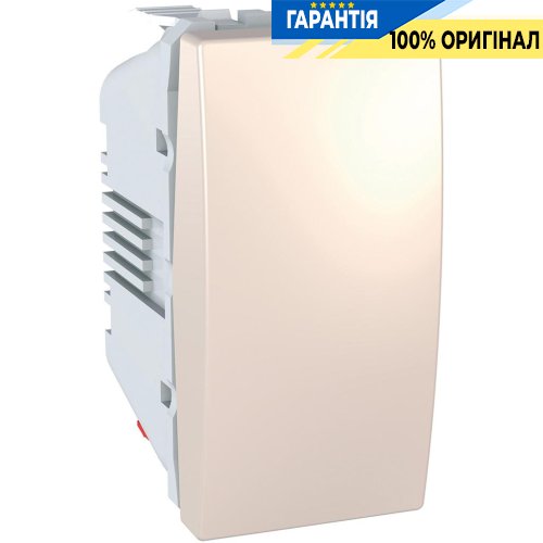 Выключатель 1-кл «Unica» 1-модуль, цвет слоновая кость Schneider Electric MGU3.101.25