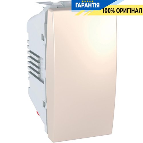 Вимикач прохідний 1-кл, 1-м. Schneider Electric Unica MGU3.103.25, Слонова кістка