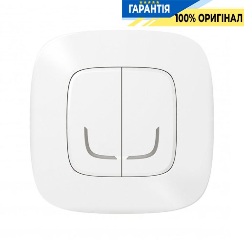 Розумний бездротовий вимикач 2-кл. Legrand Valena Allure with Netatmo 752587, білий