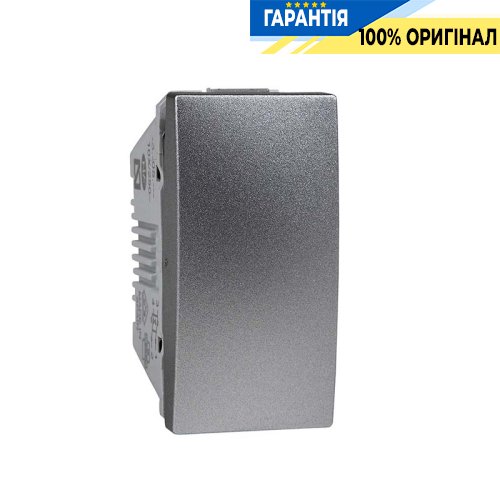 Вимикач перехресний 1-кл. 1-м. Schneider Electric Unica MGU3.105.30, Алюміній