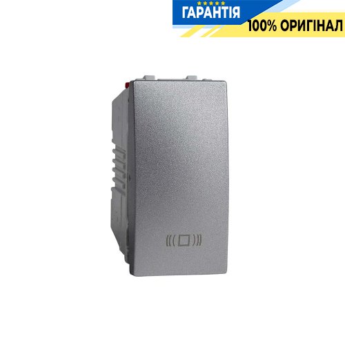 Выключатель кнопочный 1-кл. 1-м. "звонок " Unica алюминий Schneider Electric MGU3.106.30C