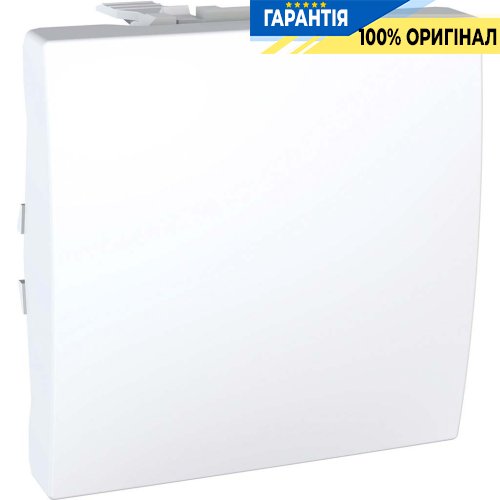 Выключатель кнопочный 1-кл. 2-м. Unica белый Schneider Electric MGU3.206.18