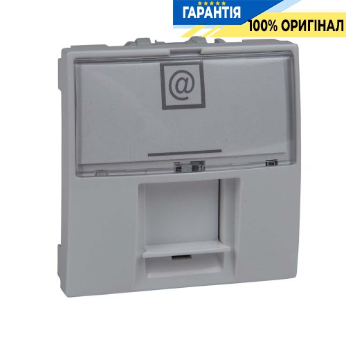 Розетка компьютерная RJ-45. FTP кат.5e 2-модуля. Unica белый Schneider Electric MGU3.413.18