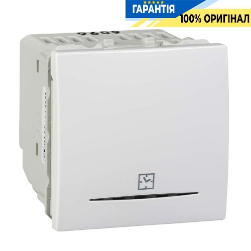 Таймер нажимной, электронный 8А, 2м Unica белый Schneider Electric MGU3.535.18