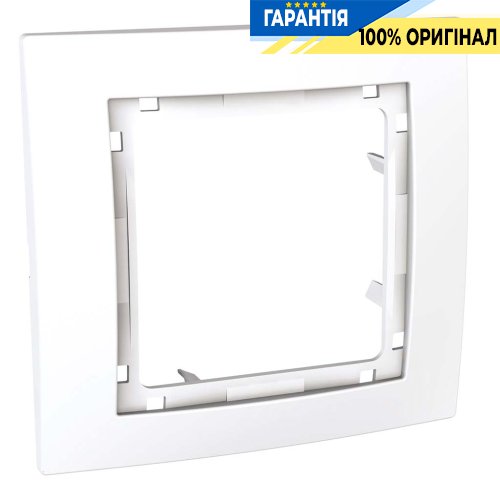 Рамка 1-а Schneider Electric Unica «Colors» MGU4.002.18, колір Білий