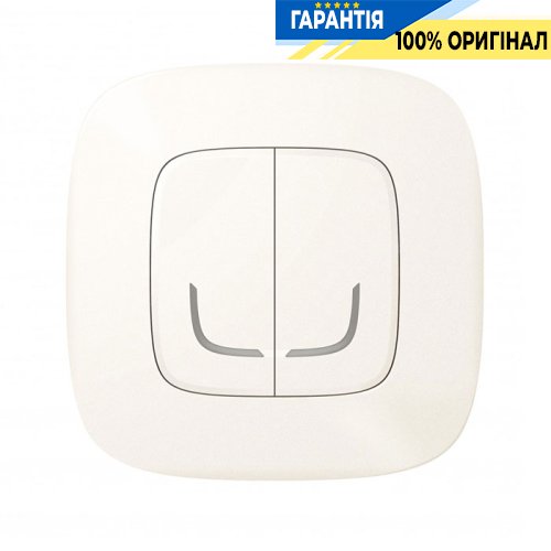 Розумний бездротовий вимикач 2-кл. Legrand Valena Allure with Netatmo 752987, перли