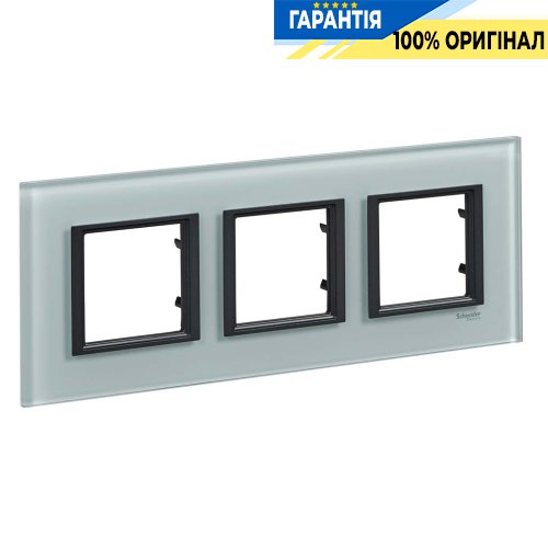 Рамка 3-а Unica Class, "матове скло" Schneider Electric MGU68.006.7C3