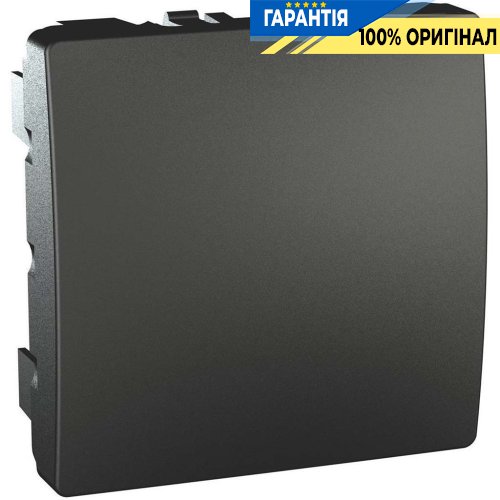 Заглушка 2-м. "Графіт" Schneider Electric MGU9.866.12