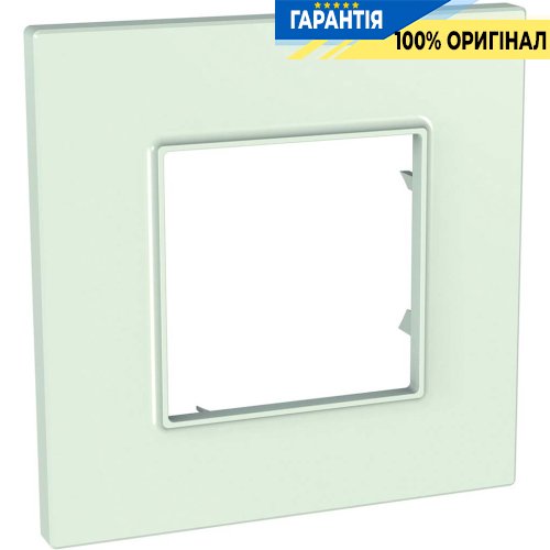 Рамка 1-я Unica Schneider Electric MGU2.702.17, «Quadro» цвет Стекло
