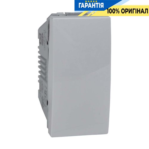 Вимикач перехресний 1-клавішний «Unica», колір "Білий" 1-модуль Schneider Electric MGU3.105.18