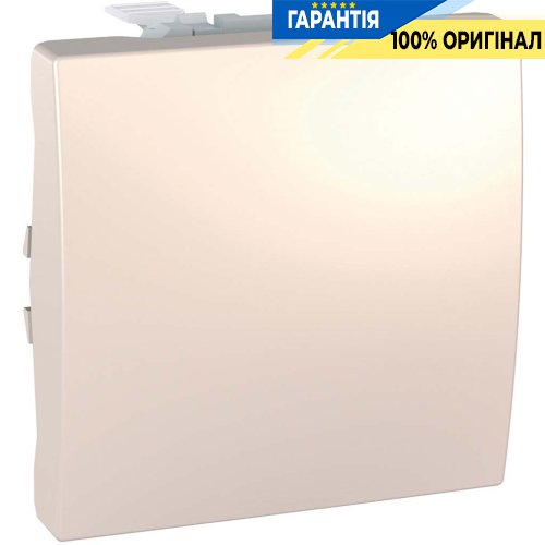 Выключатель 1-кл, 2-м. Unica слоновая кость Schneider Electric MGU3.201.25