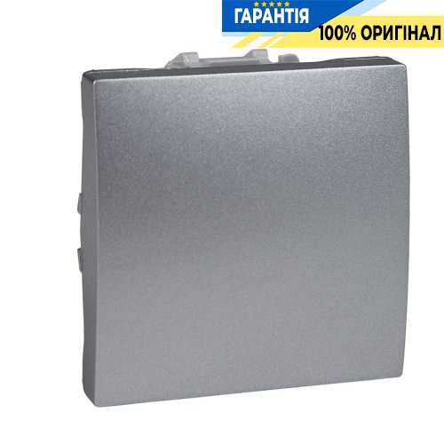 Выключатель 1-кл, 2-м. Unica алюминий Schneider Electric MGU3.201.30