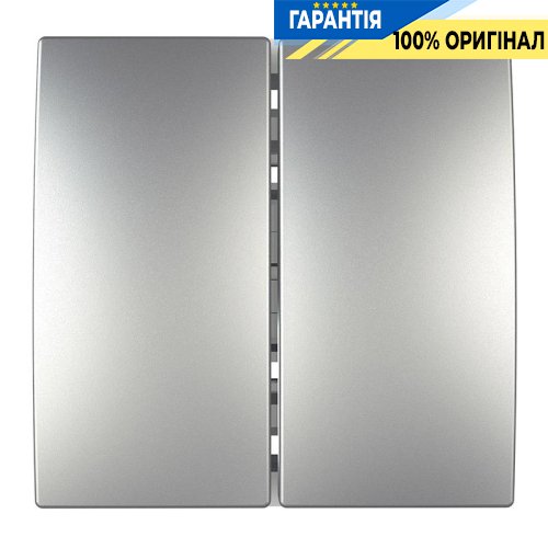 Вимикач 2-кл. прохідний 2-м. Unica "алюміній" Schneider Electric MGU3.213.30