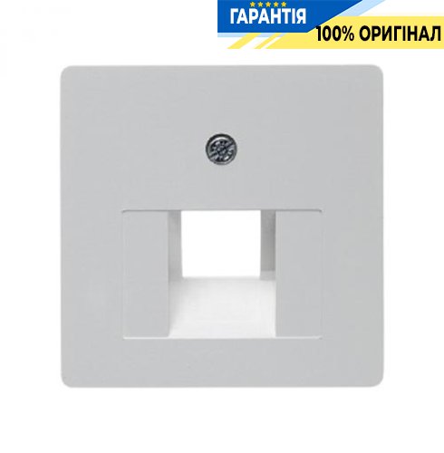 Накладка для розетки UAE-DAT, пол. біла матова S.1 / B.3 / B.7 GLAS Berker 14681909
