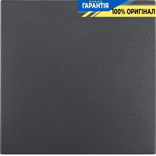 Клавиша выключателя 1-а Berker для коллекций S.1/B.3/B.7 GLAS, цвет «антрацит матовый», 16201606