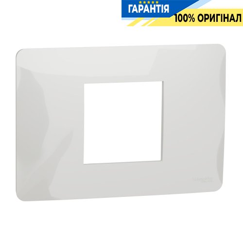Рамка 2-модульна, Schneider Electric Unica New (Modular) NU210218, Білий
