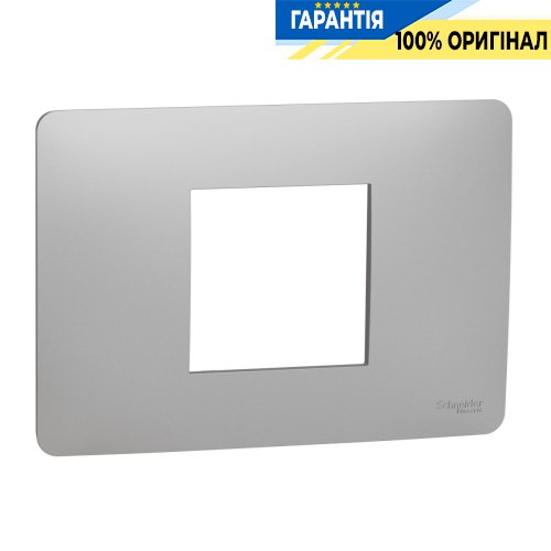 Рамка 2-модульна, Schneider Electric Unica (Modular) NU210230, Алюміній