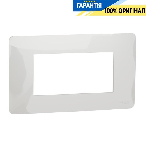 Рамка 4-модульна, Schneider Electric Unica (Modular) NU210418, Білий
