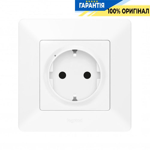 Умная розетка с з/к 16А/230В со шторками Legrand Valena Life with Netatmo 752194, белый