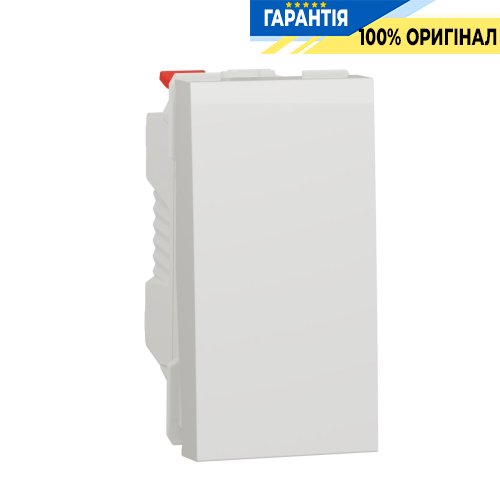 Переключатель 1-кл. сх.6 10А, 1-мод., Unica New, Schneider Electric NU310318, белый