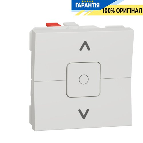Вимикач 2-клавішний, для жалюзі, сх. 4, Schneider Electric Unica New NU320818, Білий