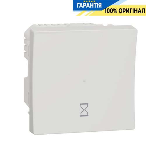 Таймер нажимной, 10А, Unica New Schneider Electric NU353518 белый