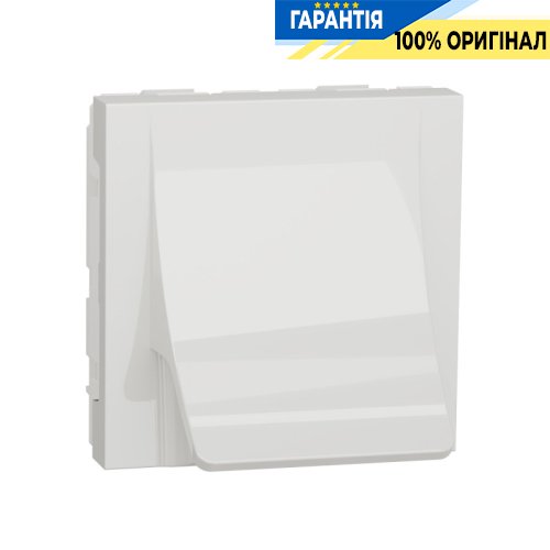 Вывод кабеля, 16 А, 2-мод., Unica New Schneider Electric NU386218 белый