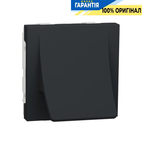 Вывод кабеля, 16 А, 2-мод., Unica New Schneider Electric NU386254 антрацит