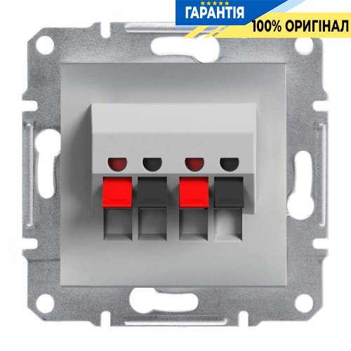 Аудіорозетка «Asfora», (алюміній) Schneider Electric EPH5700161