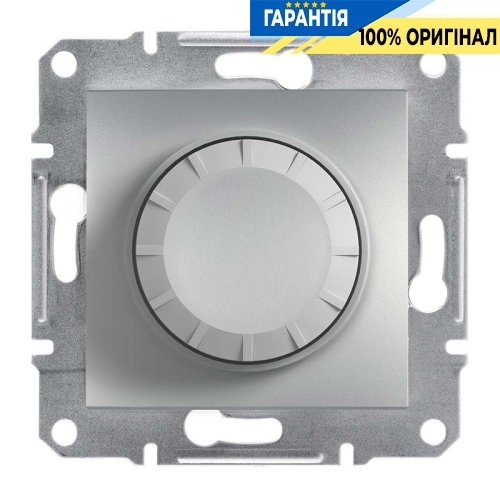 Світлорегулятор поворотний, універ. 315 ВА «Asfora», (алюміній) Schneider Electric EPH6600161