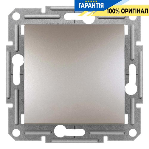 Вимикач самозатискний 1-кл «Asfora», (бронза) Schneider Electric EPH0100169
