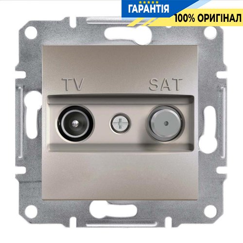 Розетка TV-R-SAT кінцева «Asfora», (бронза) Schneider Electric EPH3400169