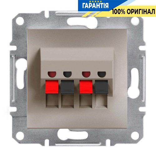 Аудіорозетка «Asfora», (бронза) Schneider Electric EPH5700169