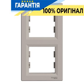 Рамка 2-а, вертикальная «Asfora», (цвет бронза) Schneider Electric EPH5810269