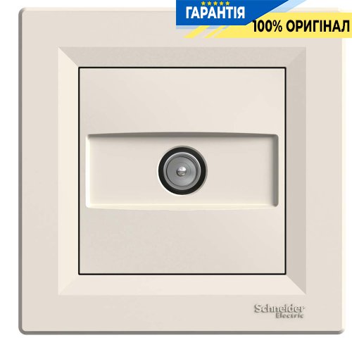 Розетка TV кінцева (1 дБ) Asfora, (крем) Schneider Electric EPH3200123