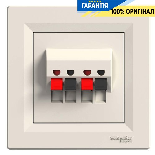 Аудиорозетка  «Asfora», (цвет крем) Schneider Electric EPH5700123