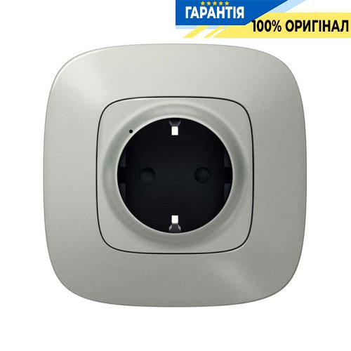 Умная розетка с з/к 16А/230В со шторками Legrand Valena Allure with Netatmo 752794, алюминий