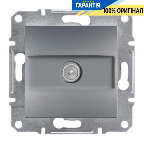 Розетка TV проходная (8 дБ) Asfora, (сталь) Schneider Electric EPH3200362