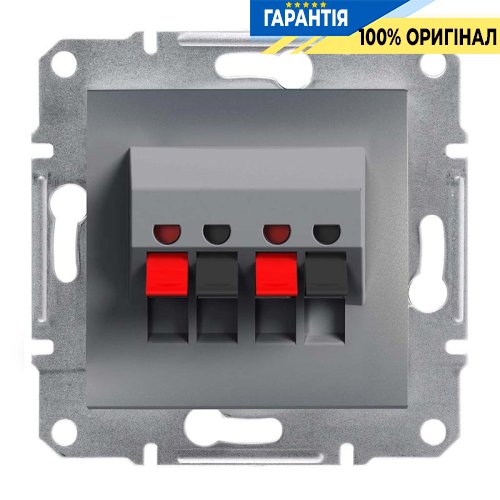 Аудіорозетка «Asfora», (сталь) Schneider Electric EPH5700162