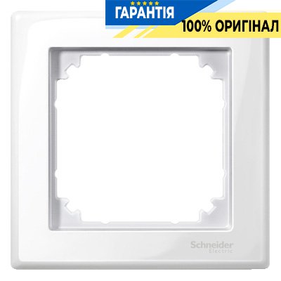 Рамка 1-я, Merten M Smart MTN478119 цвет изделия - полярно белый