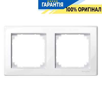 Рамка 2-я, Merten M Smart MTN478219 цвет изделия - полярно белый