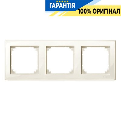 Рамка 3-місна Merten M-SMART MTN478344 бежевий