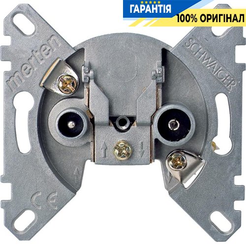 Механизм телевизионной розетки TV-FM оконечная Merten MTN466099