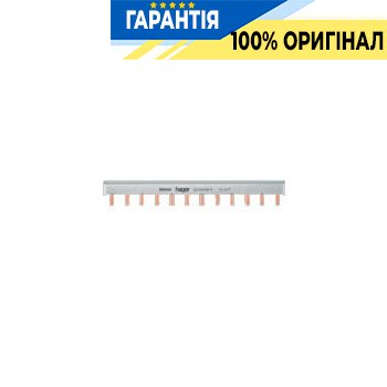 Шина Hager KB263A гребенчатая 2-полюсная, 63A 12 мод.
