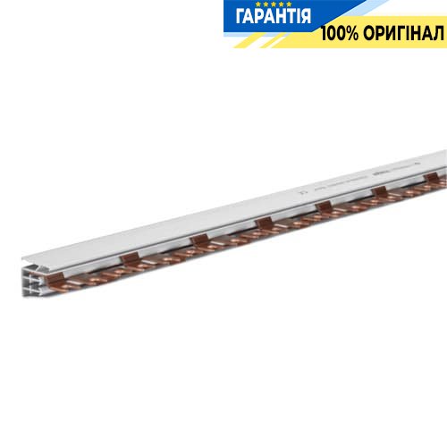 Шина Hager KDN380B Вилочна 3-полюсна, 80 Aмпер, розмір 57 мод.