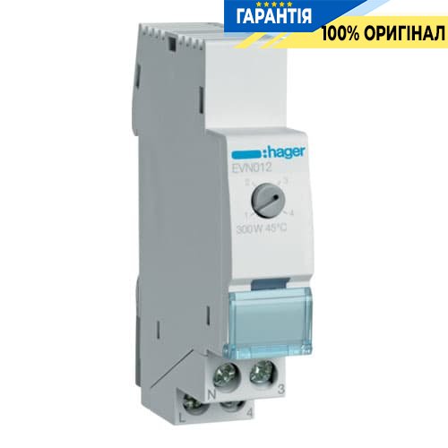 Светорегулятор универсальный Hager EVN012, 20-300 Вт, обратное рег. фазы, модульный