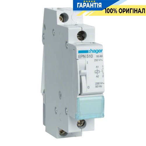 Імпульсне реле Hager EPN510, 1 н.о., 16А, Uупр. = 230VАС / 110VDC