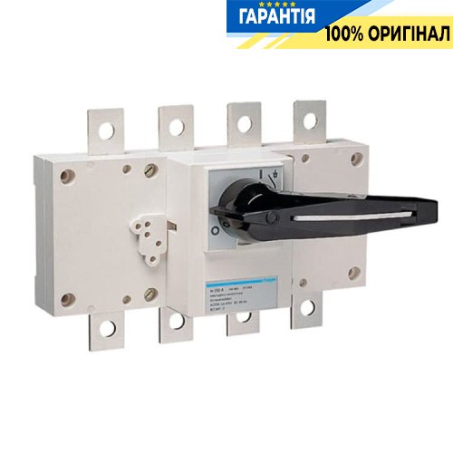 Вимикач навантаження корпусний 4п 3200А, Hager HA467