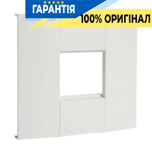 Монтажна рамка для модульного обладнання стандарту 45х45мм кабельному каналу LFF 40x110 і 60x110, біла Hager LFF71H1109010